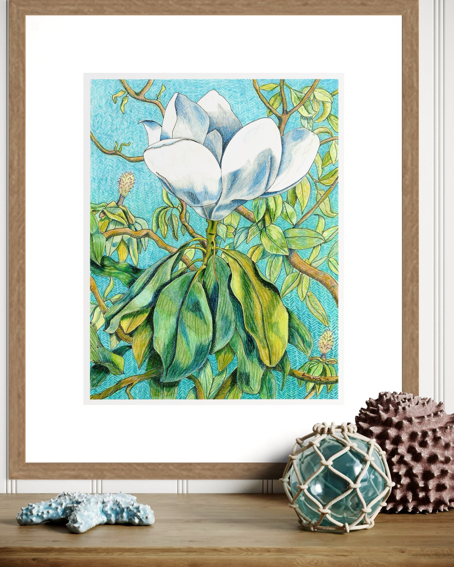 Southern Magnolia Blossom - Art Print