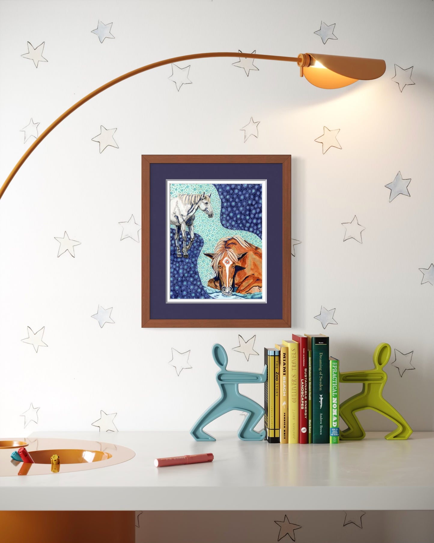 Sacred Pause in the Year of the Fire Horse - Art Print