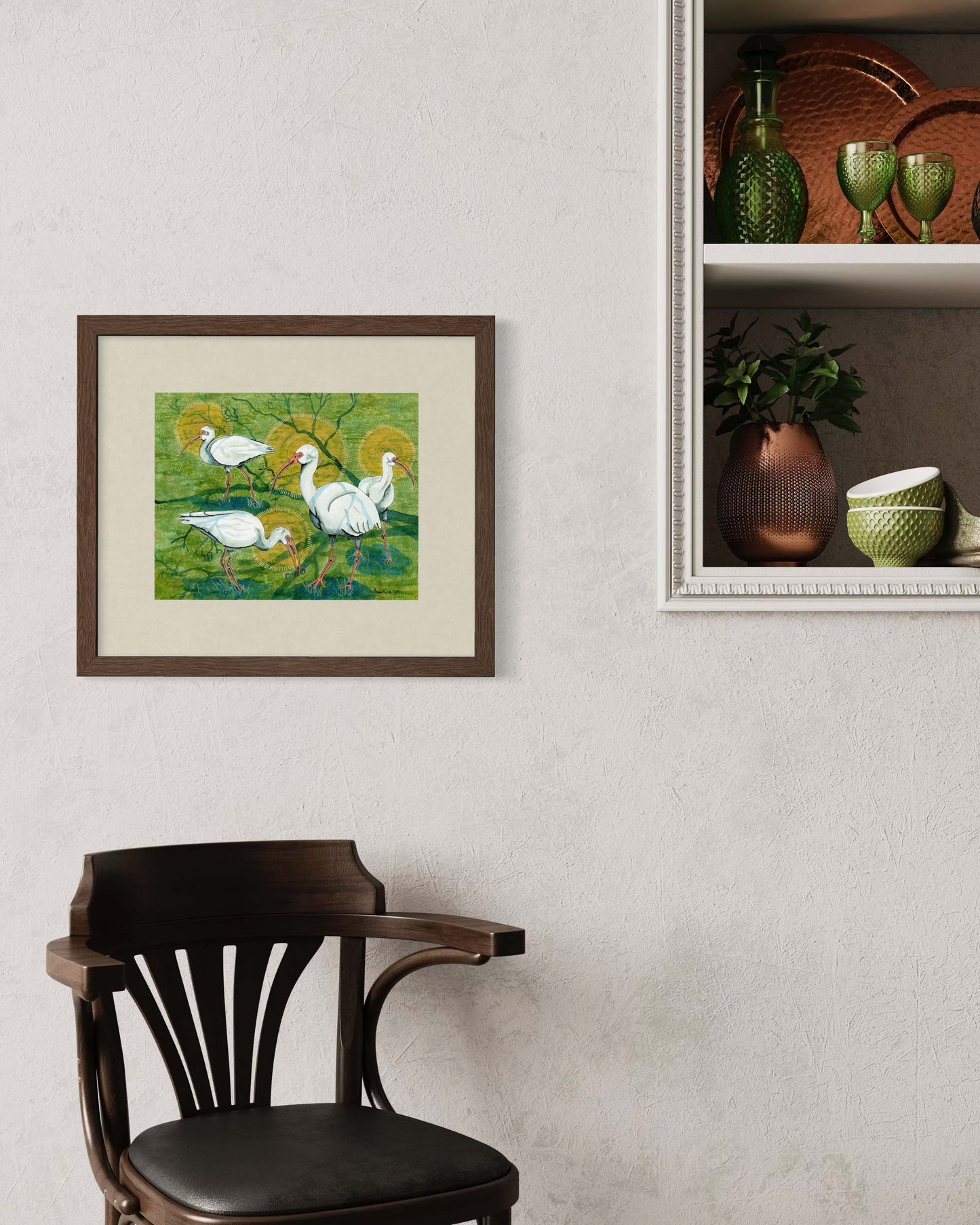 White Ibis Flock Together