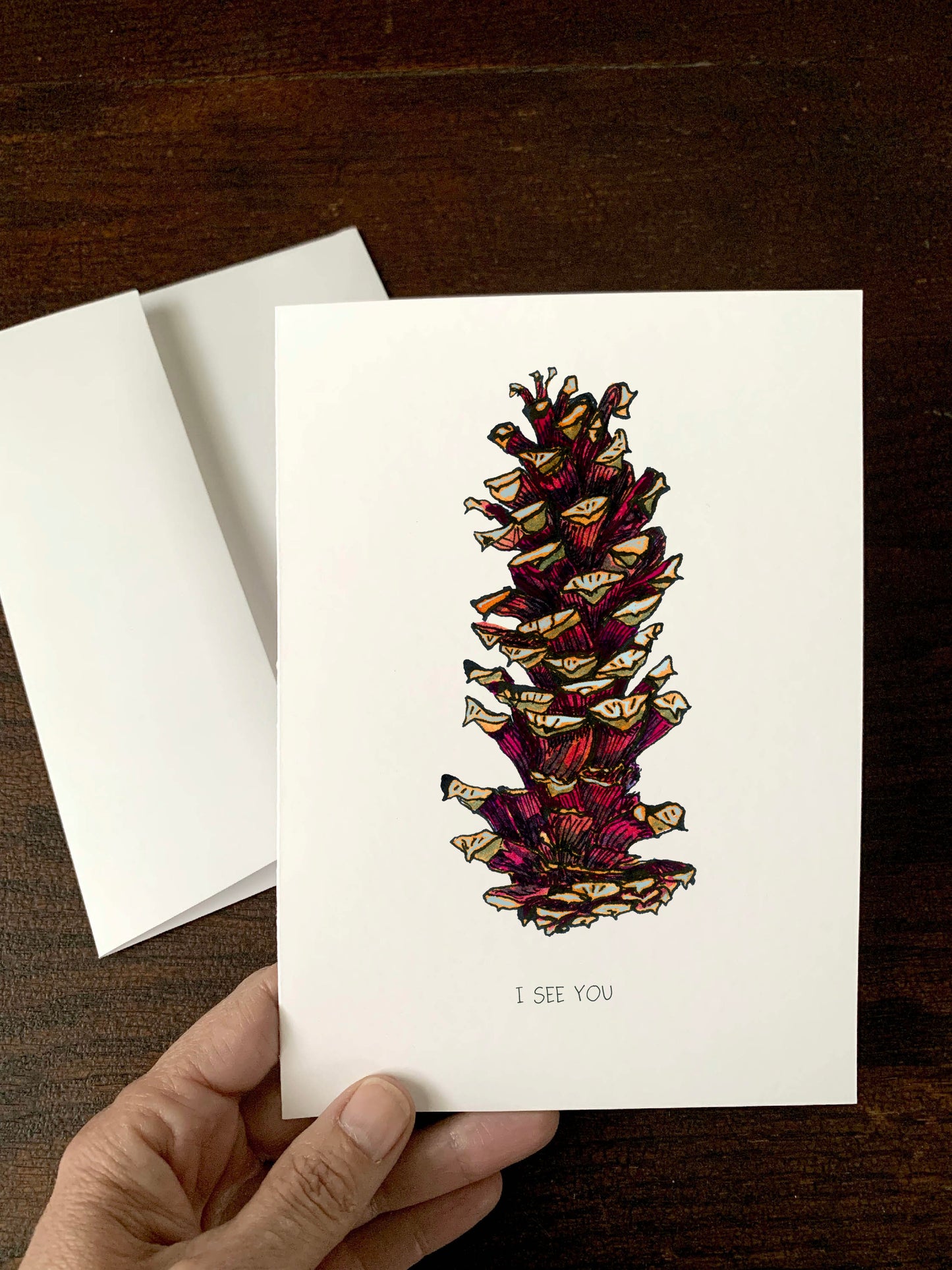 Pine Cones - Perfectly Imperfect Series - 5 card Set