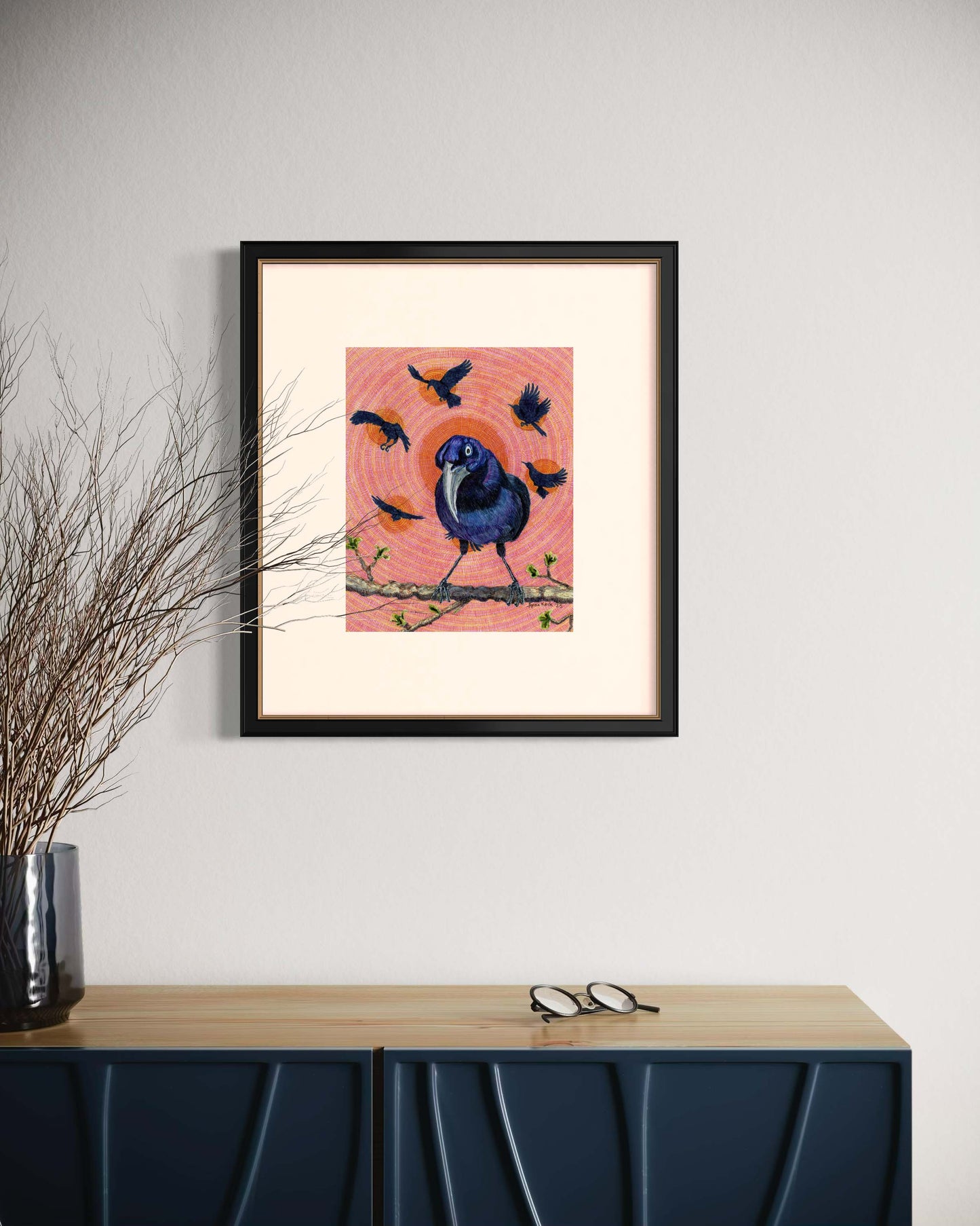 Crows Circling - Art Print