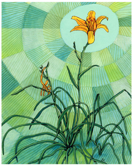 Last One Standing - (Day Lily) - Art Print