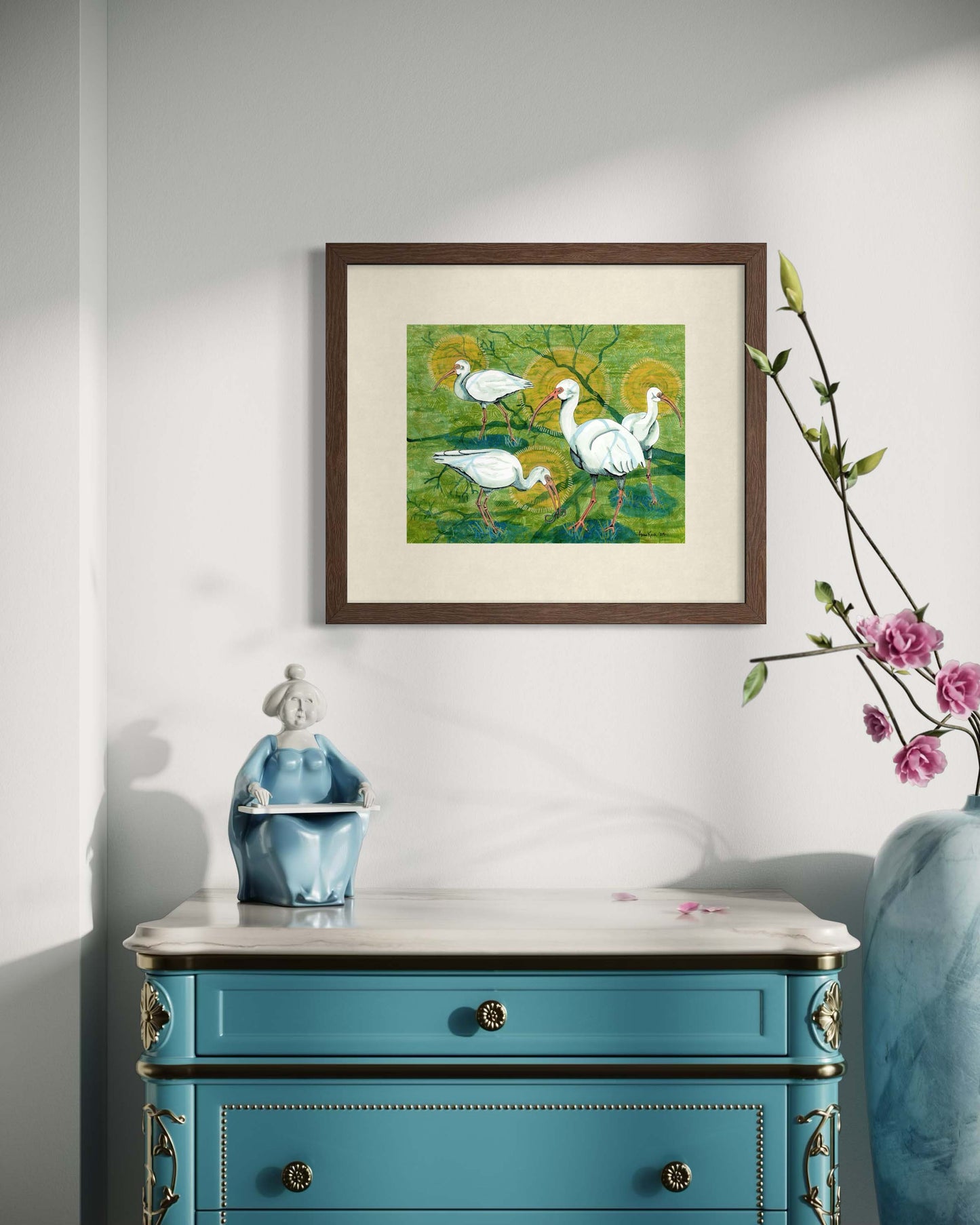 White Ibis Flock Together