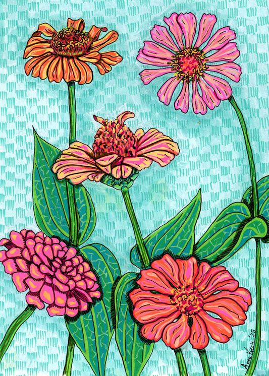 Zinnias - Garden Path Collection