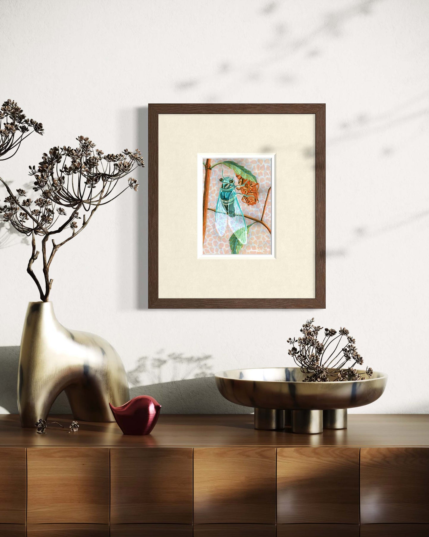 Cicada and His Exoskeleton