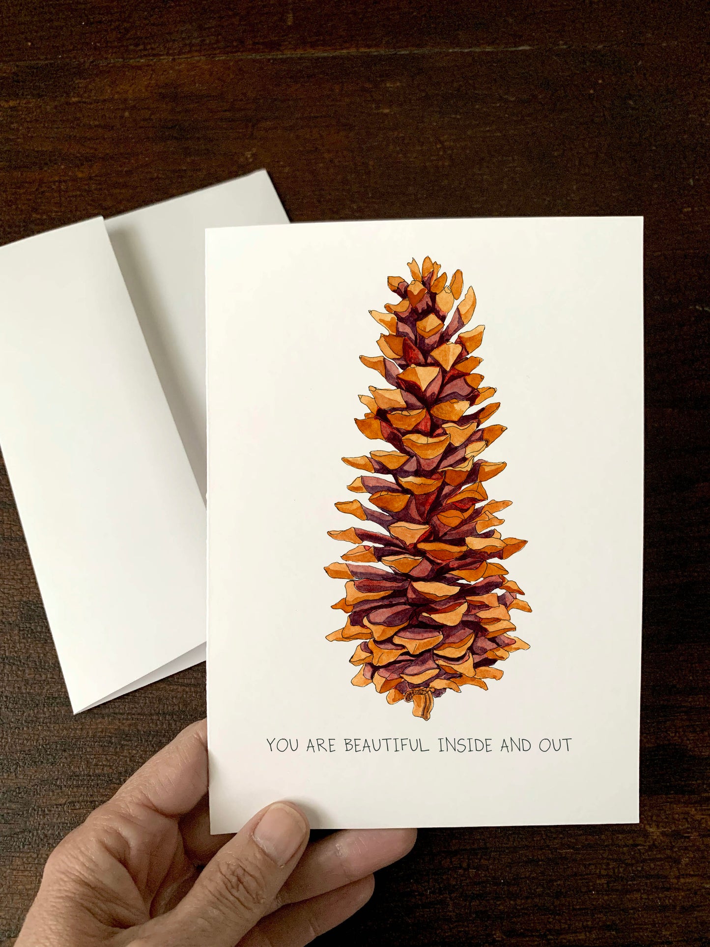 Pine Cones - Perfectly Imperfect Series - 5 card Set