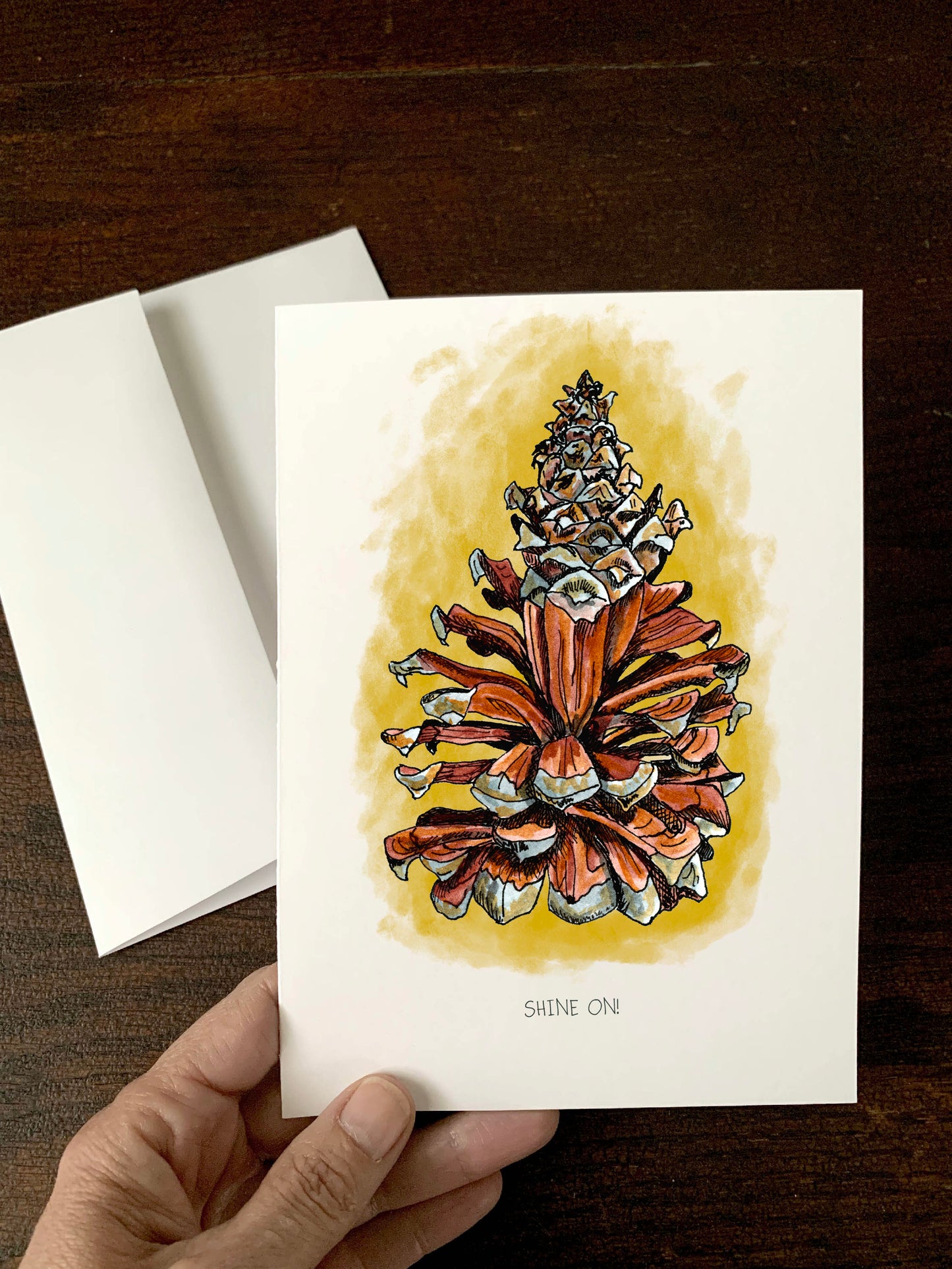 Pine Cones - Perfectly Imperfect Series - 5 card Set