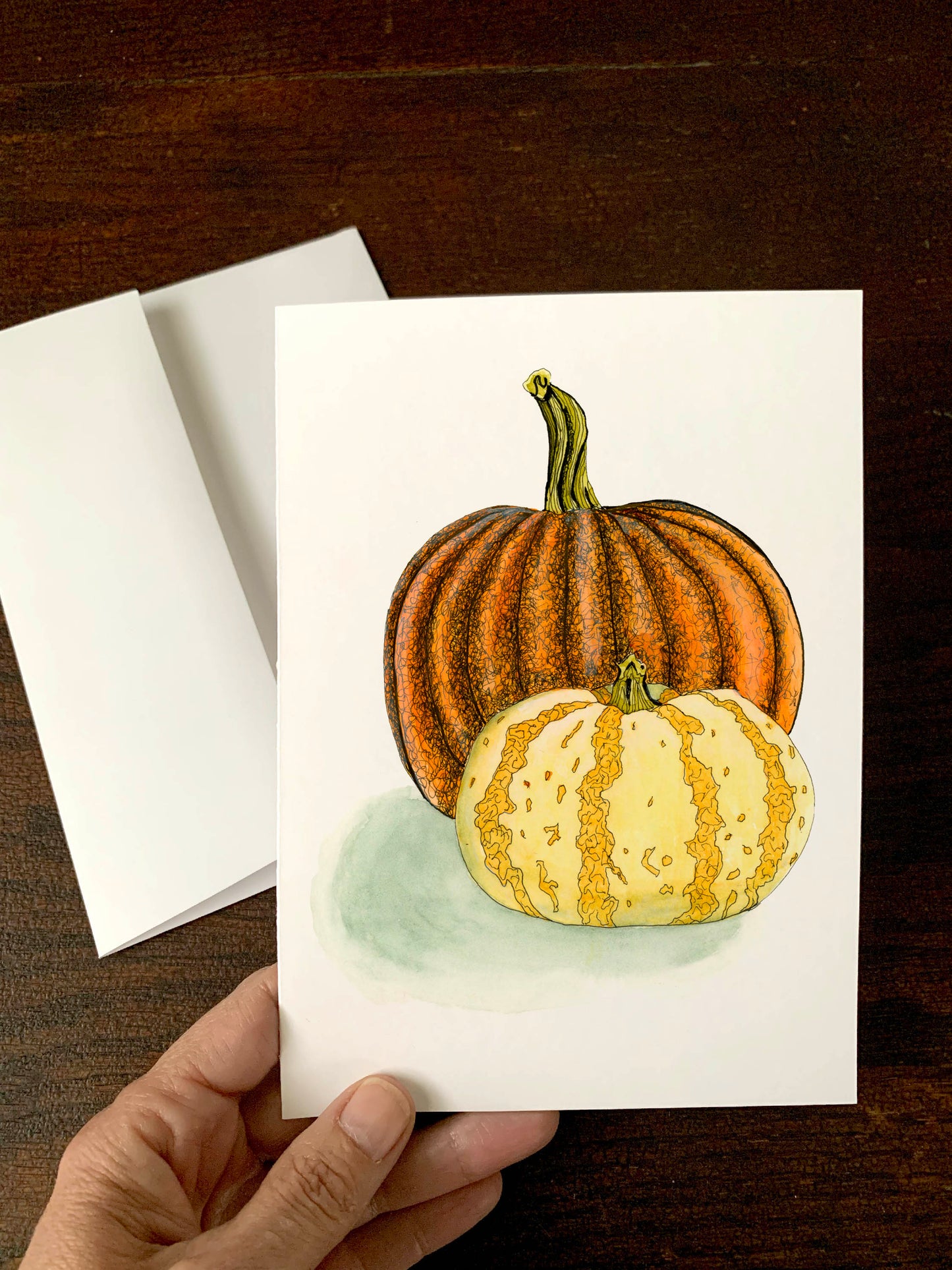 Heirloom Pumpkins - Fall Holiday Collection - 5 card Set