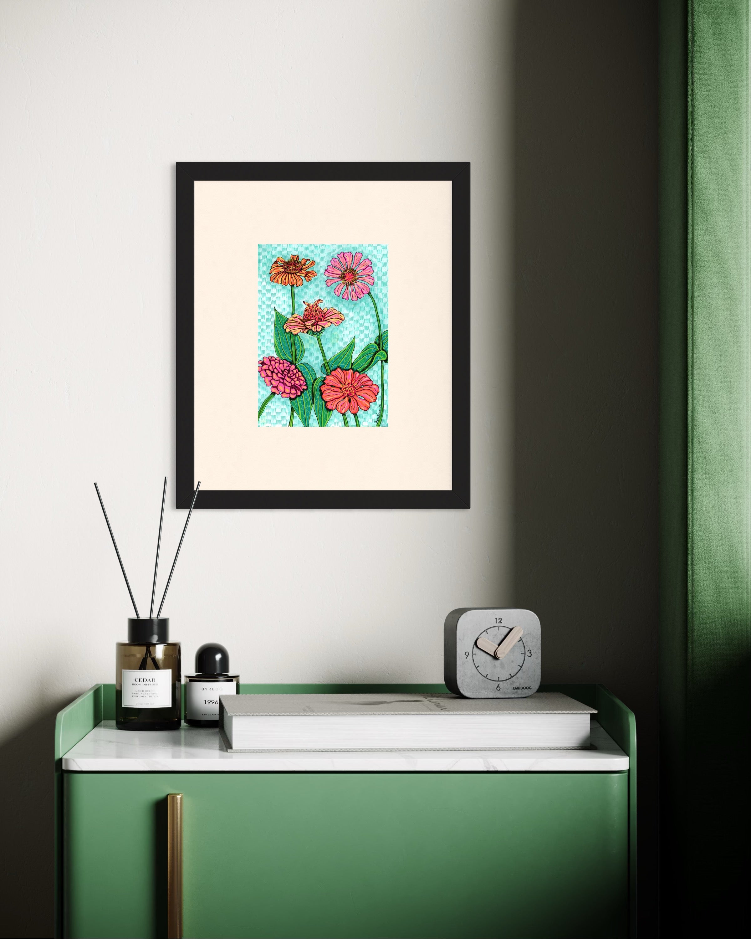 Zinnias - Garden Path Collection – Keck Studio