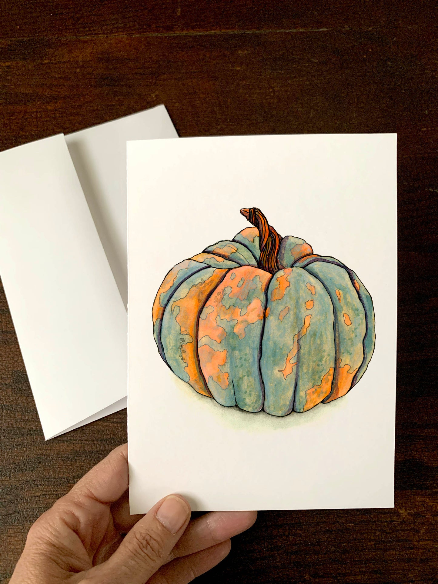 Heirloom Pumpkins - Fall Holiday Collection - 5 card Set