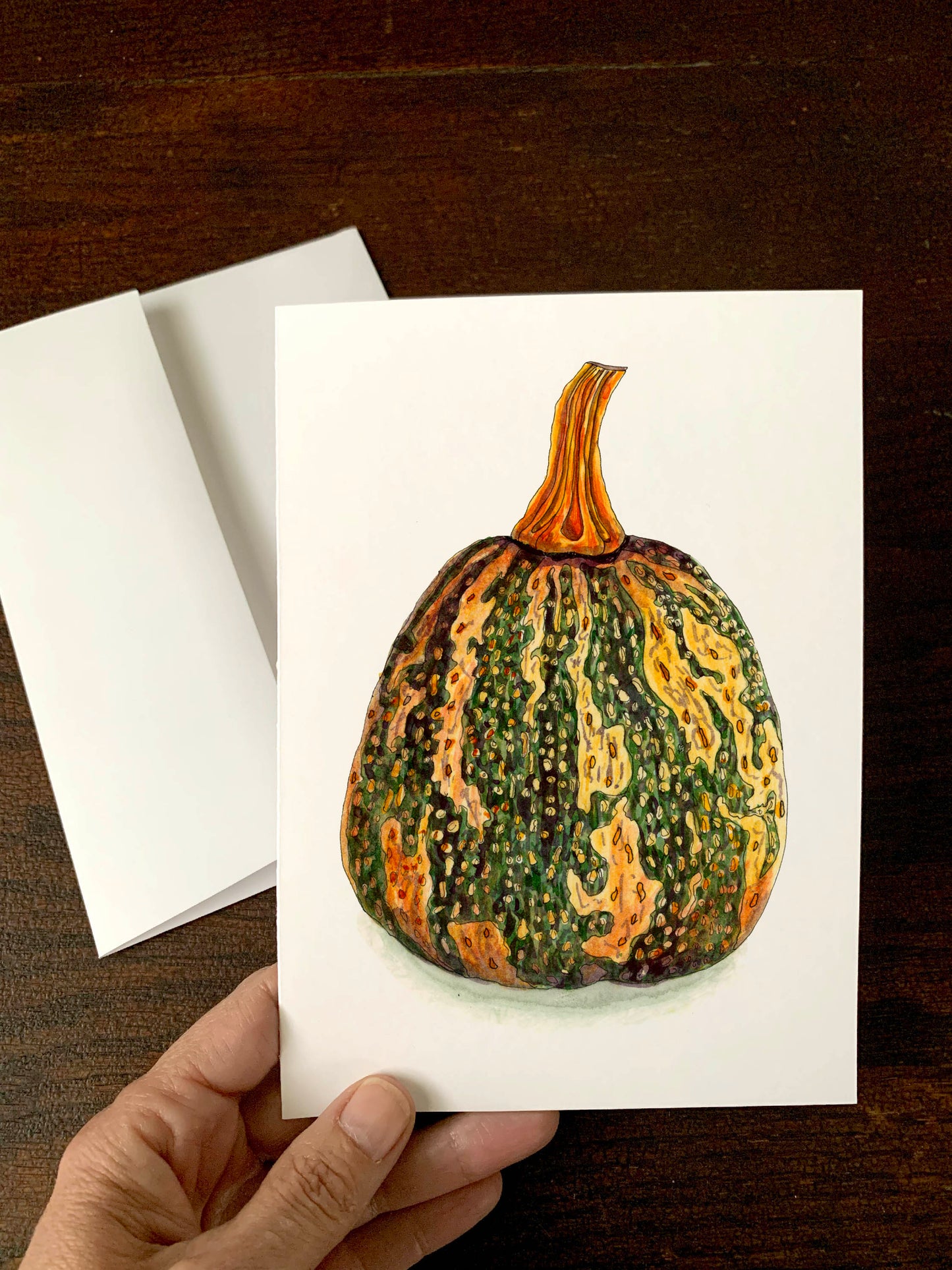 Heirloom Pumpkins - Fall Holiday Collection - 5 card Set